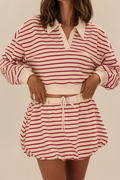 The Nancy Bubble Mini Skirt Set