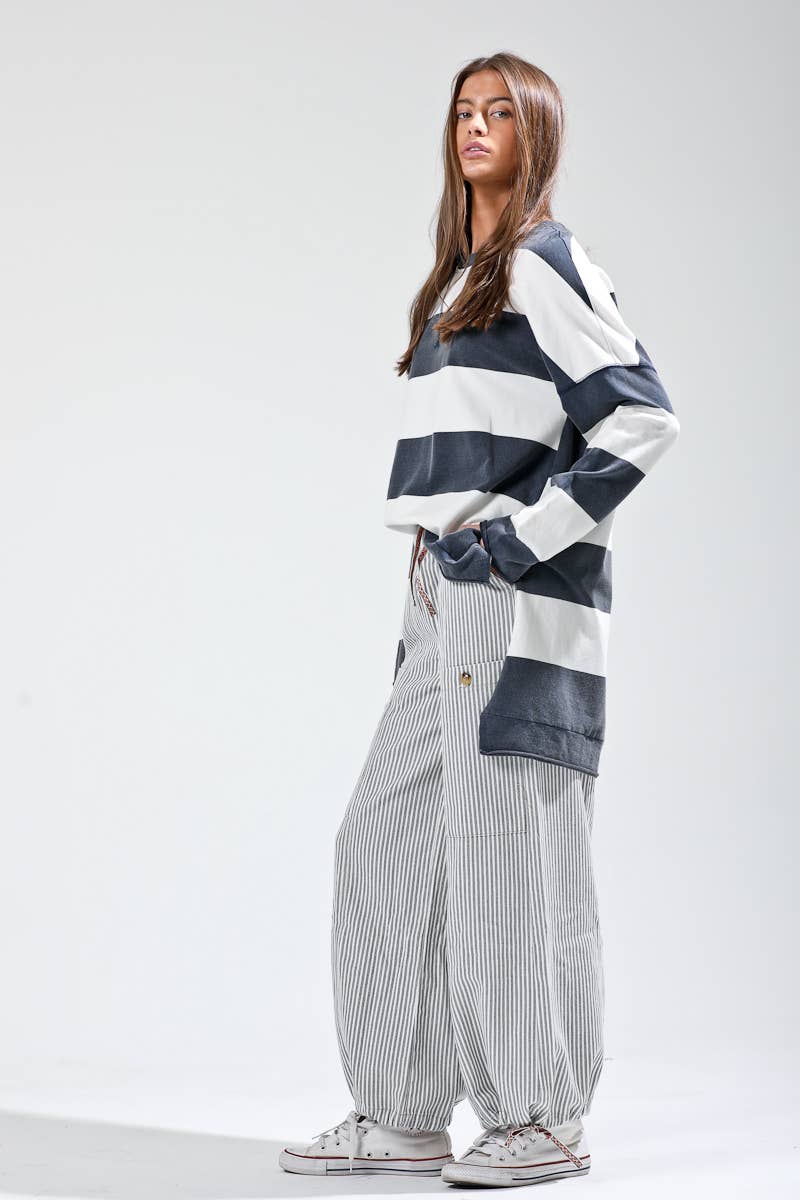 Washed Out StripedTtop