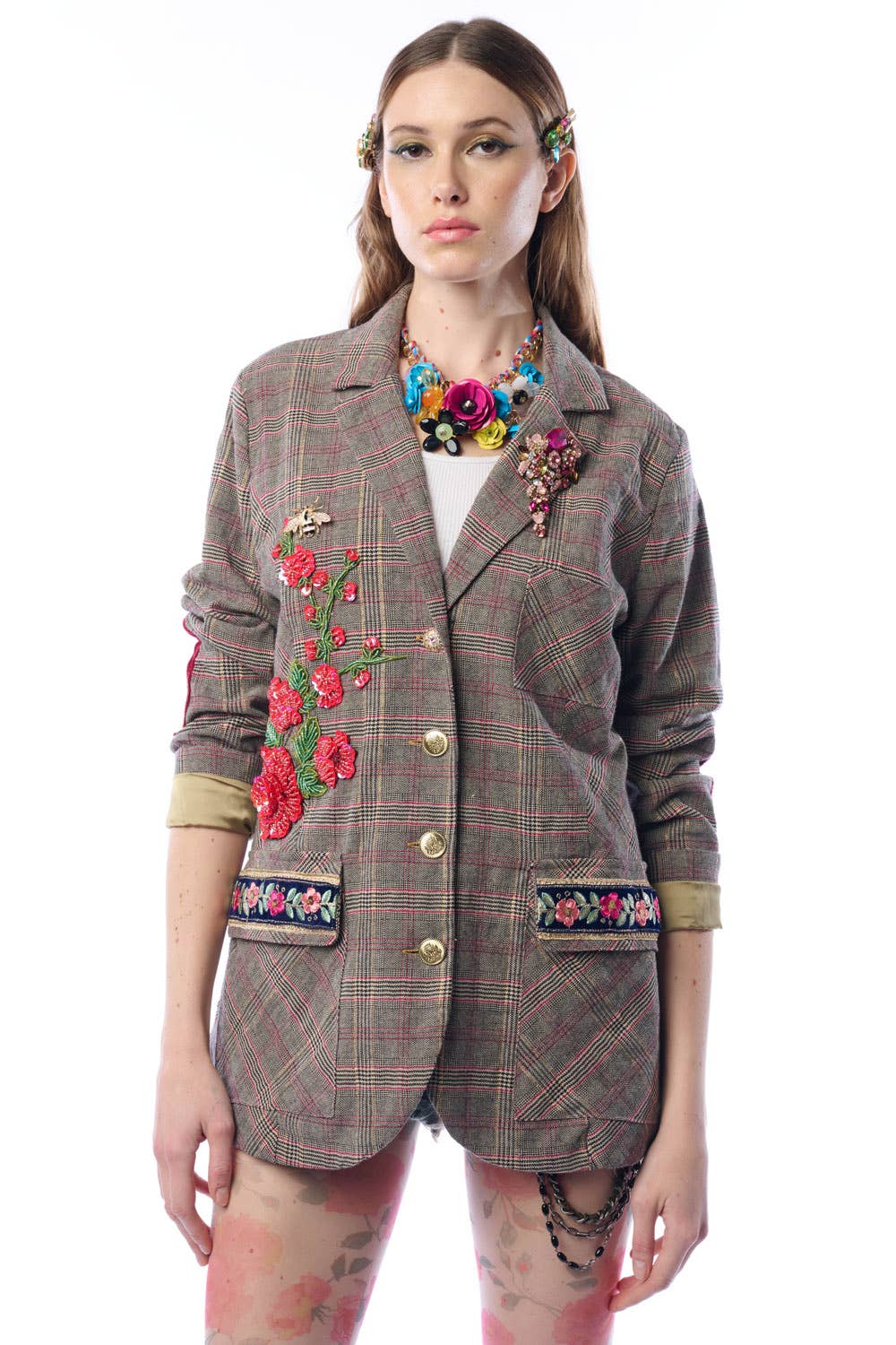 Elizabeth Floral Blazer-FINAL SALE ITEM