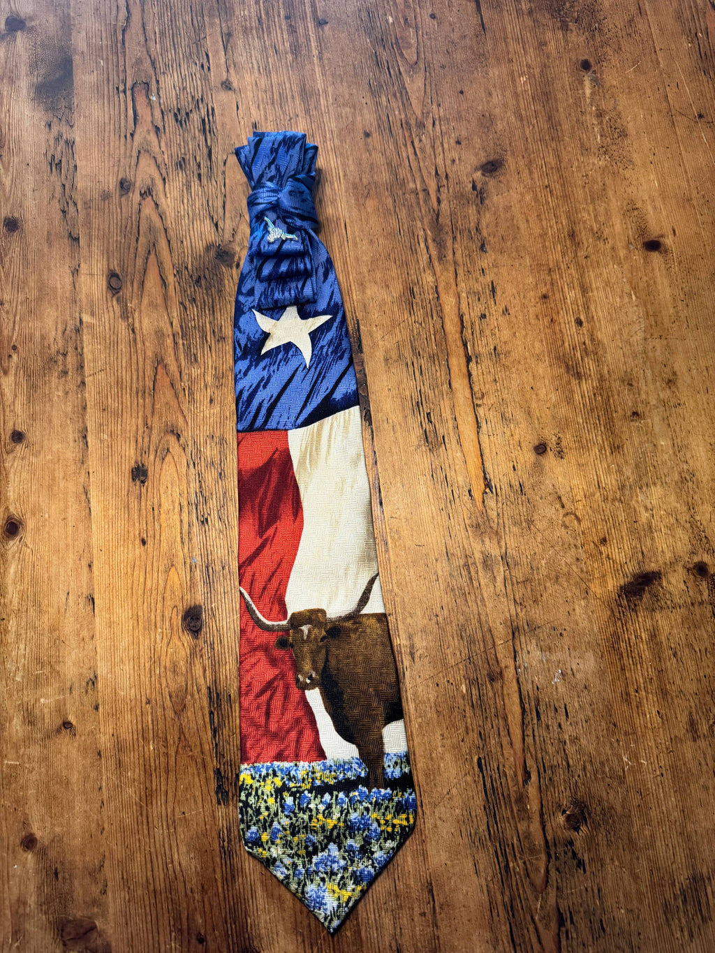 The Lone Star Longhorn Tie