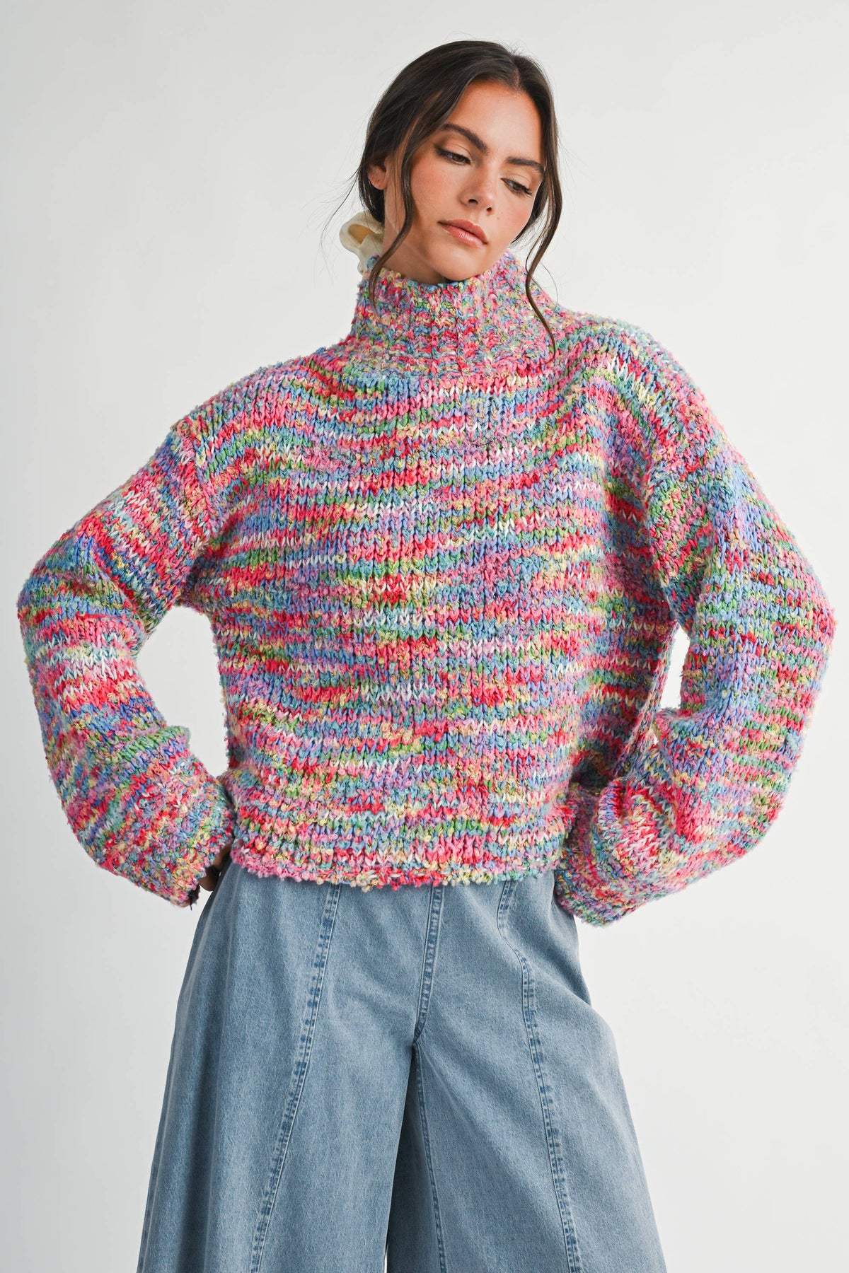 Chunky Marled Sweater