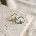 Bristol Studs // Turquoise