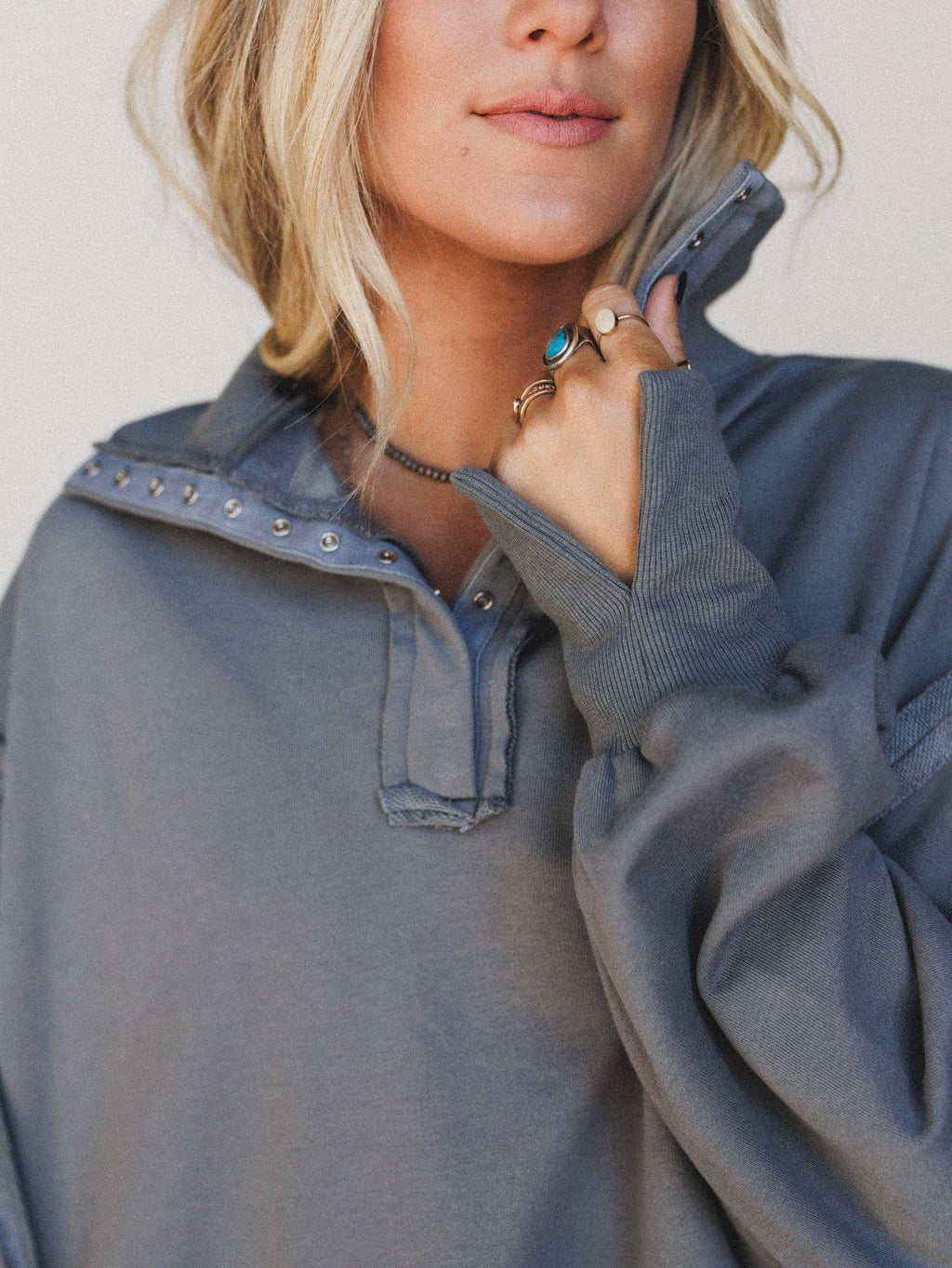 Stay Soft Top - Dark Grey