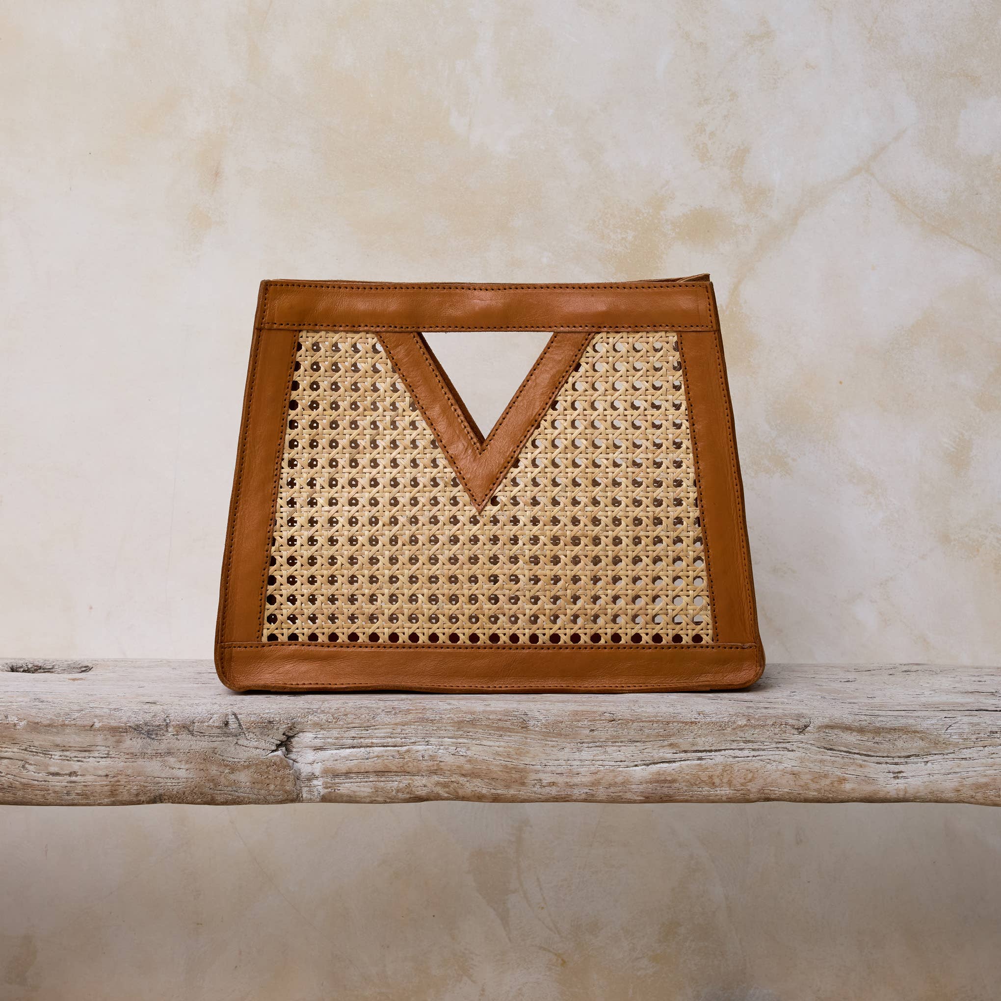 Cane Weave Rattan Handbag