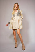Floral Embroidered Dress