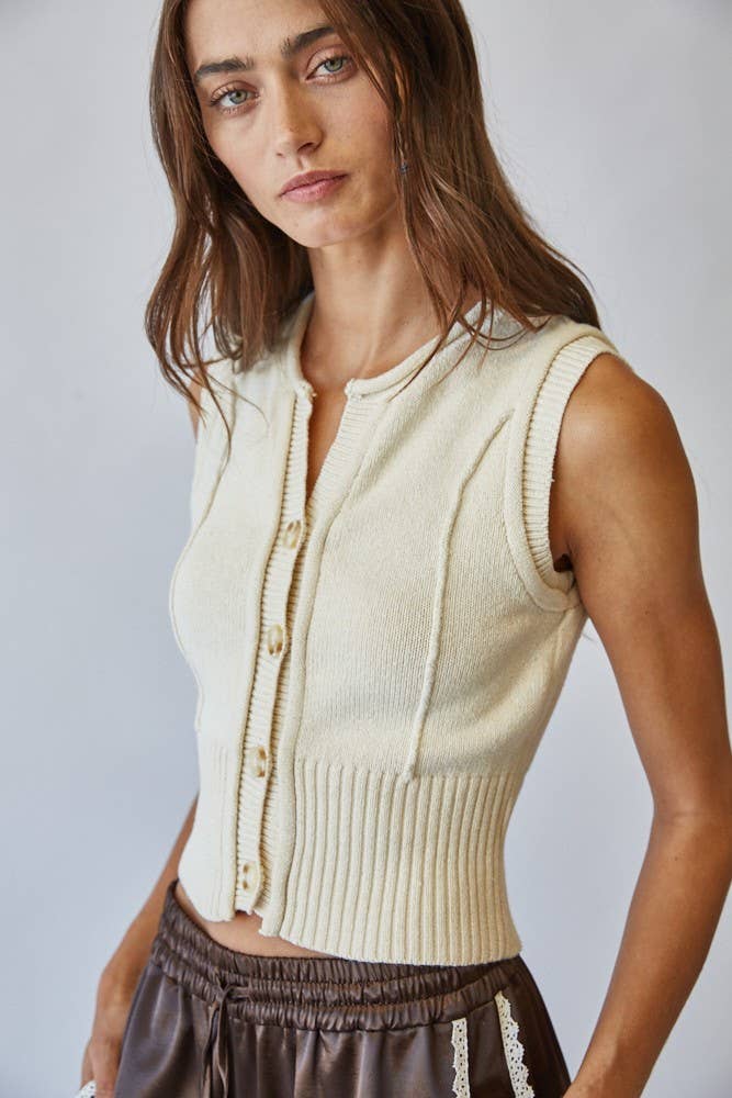 Sweater Vest Top