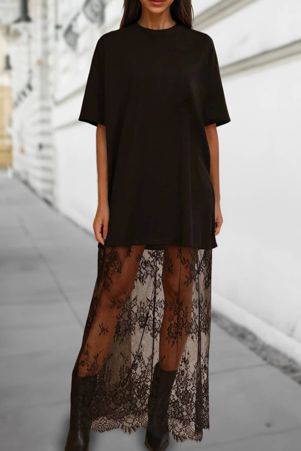 Short Sleeve Maxi Dress