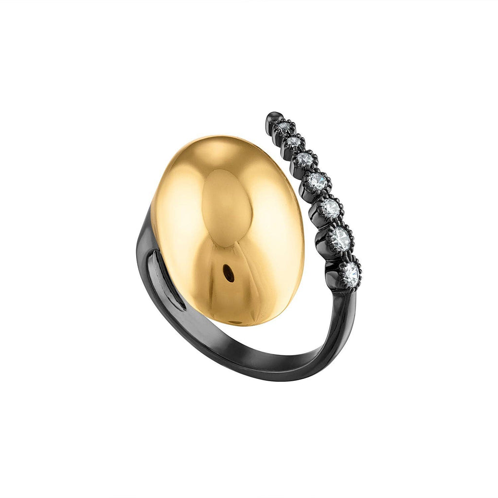 Two Tone Snake Ring