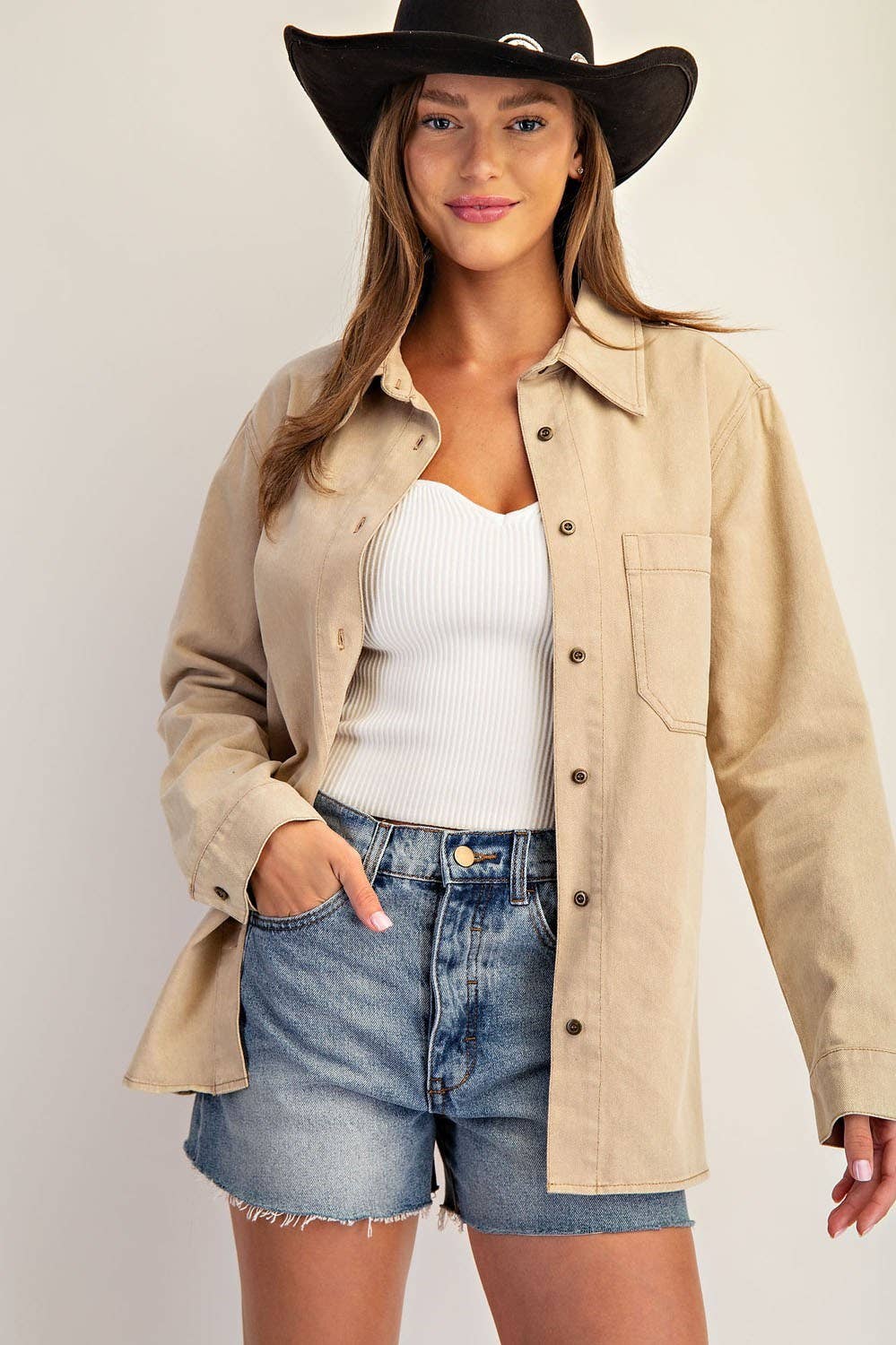 WESTERN GRAPHIC BACK JACKET