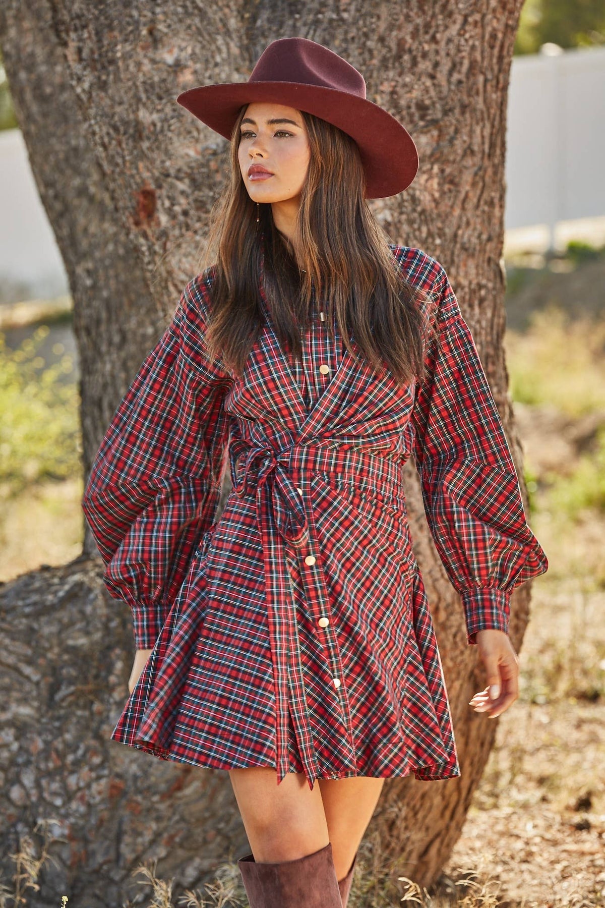 ASYMMETRICWRAP DRESS