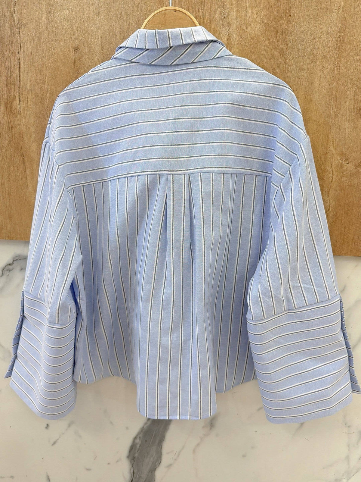 Striped Shirt with Matching Tie