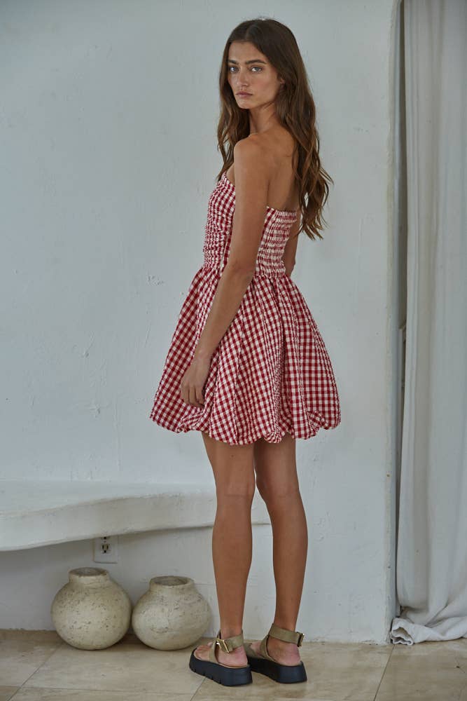 Gingham Mini Dress