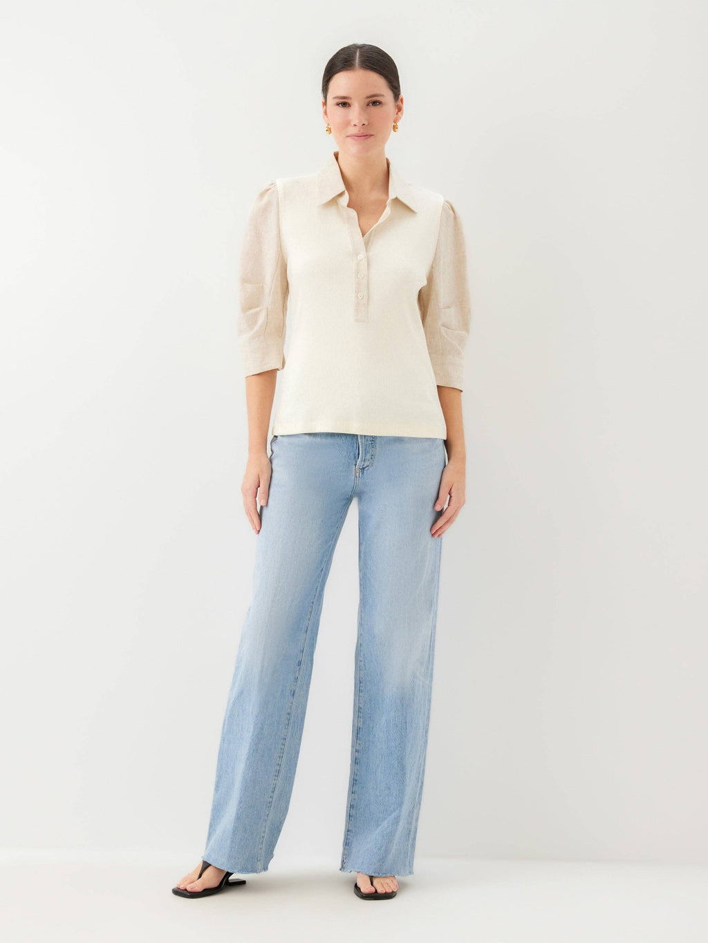 Camden Contrast Henley Top