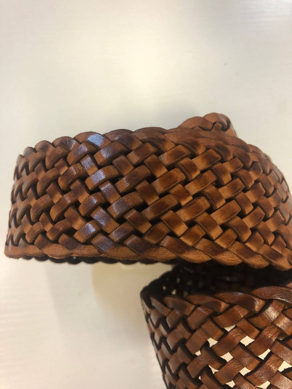 WIDE BUFFALO LEATHER BELT - IN BLACK OR BROWN