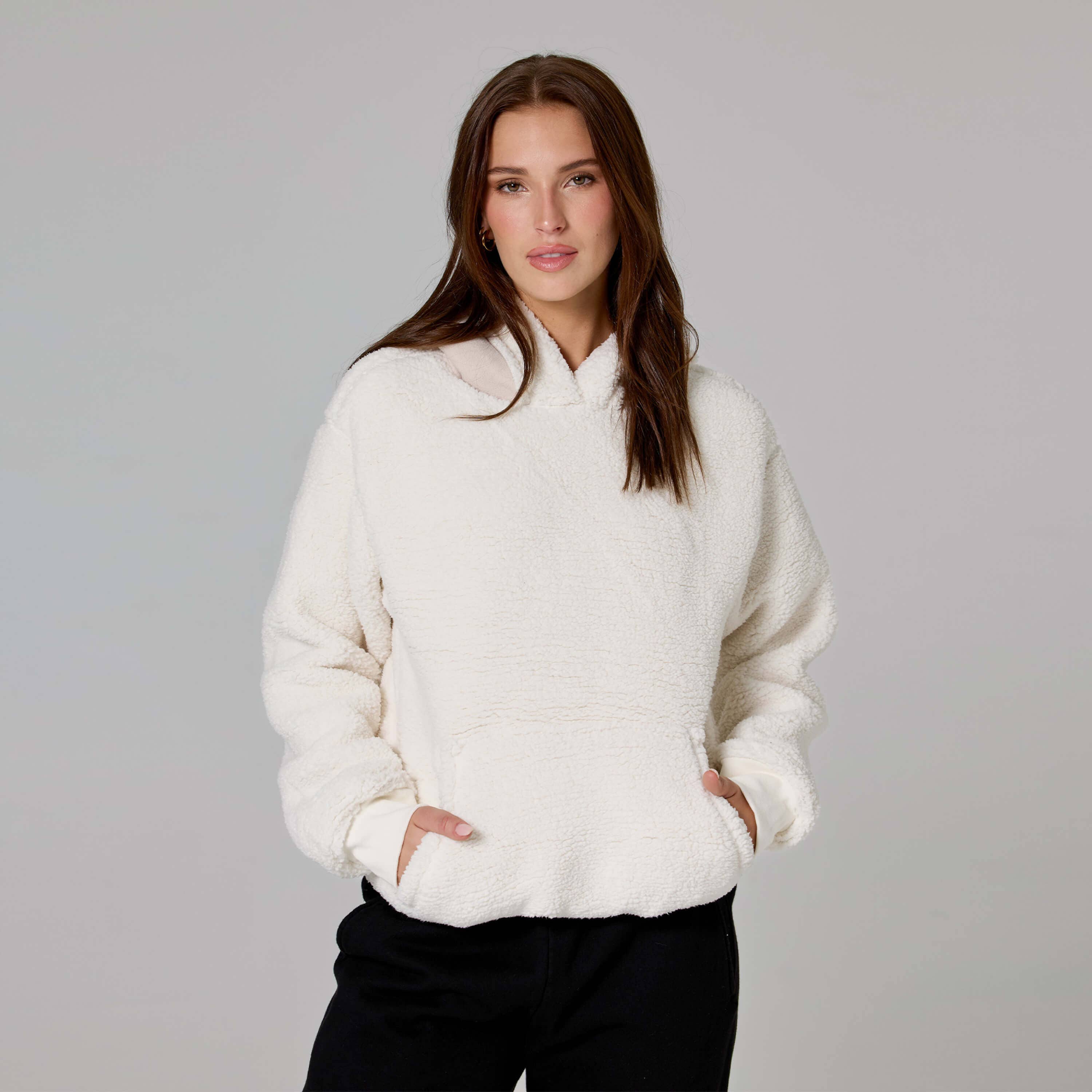 WOMENS SHERPA HOODIE
