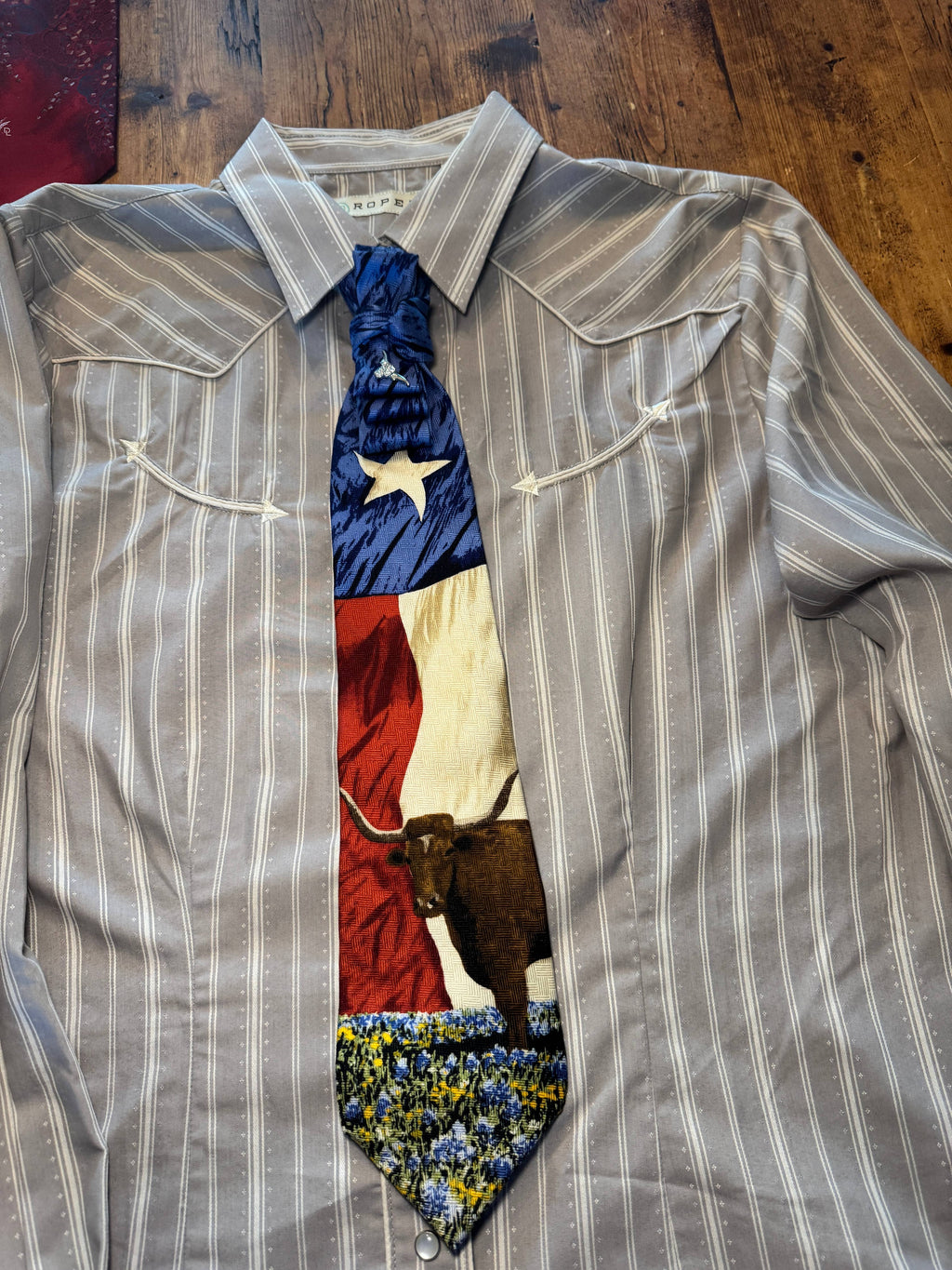 The Lone Star Longhorn Tie