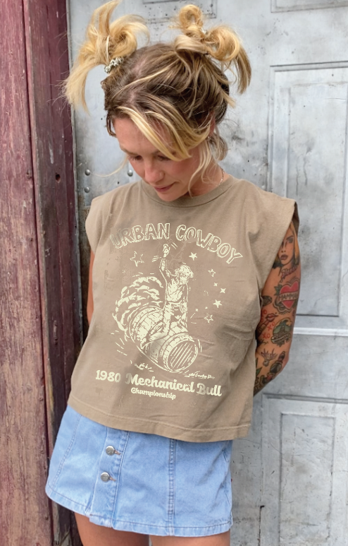 Urban  Cowboy pinned sleeve