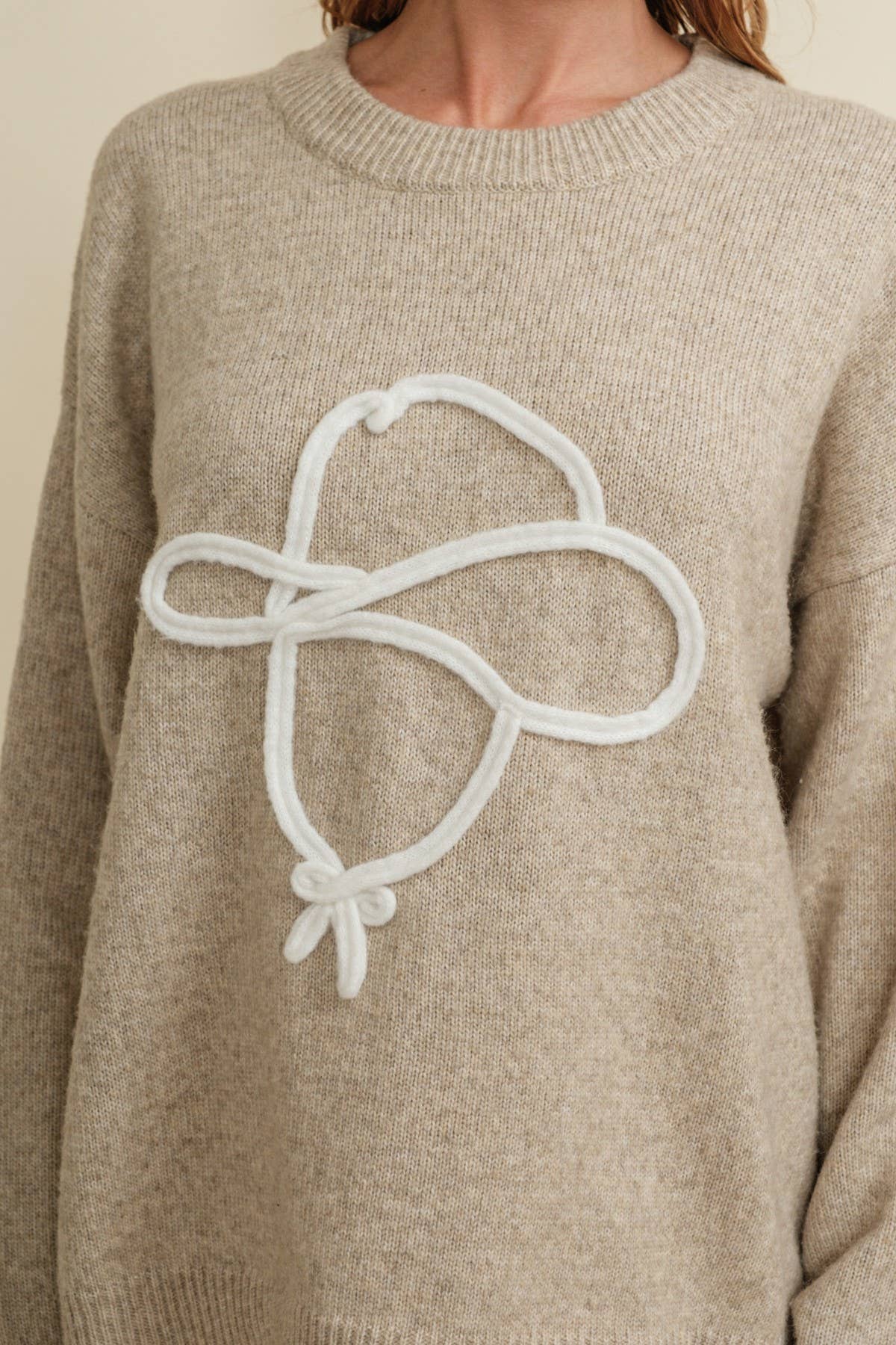 COWBOY OUTLINE SWEATER