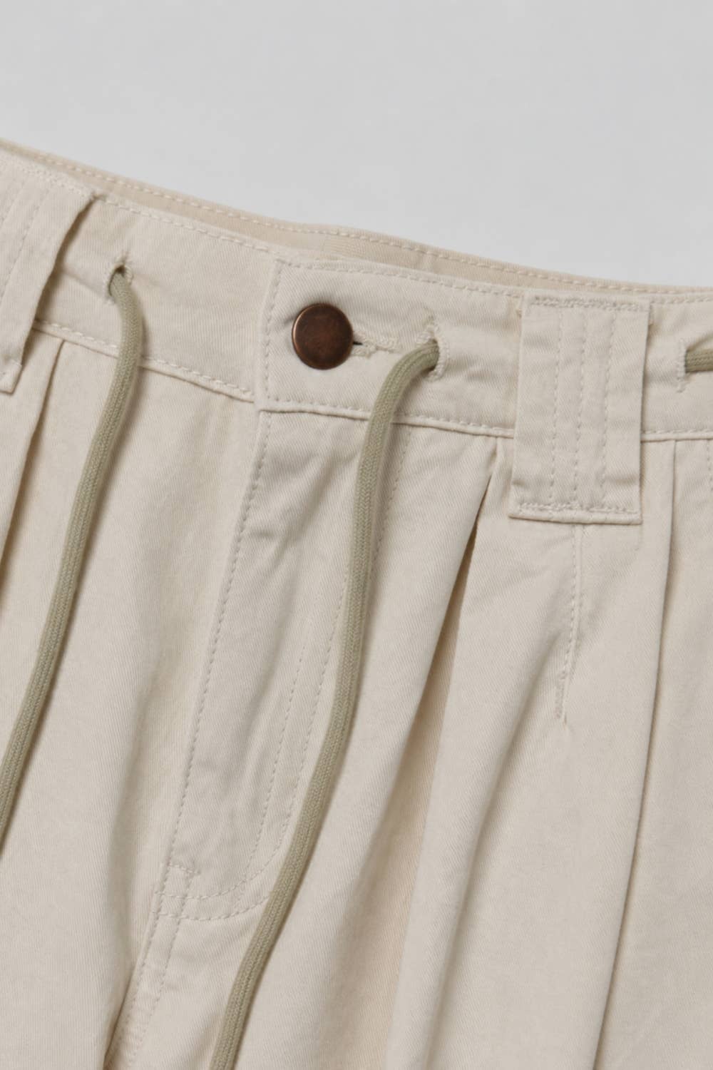 Drawstring Wide Leg Pants