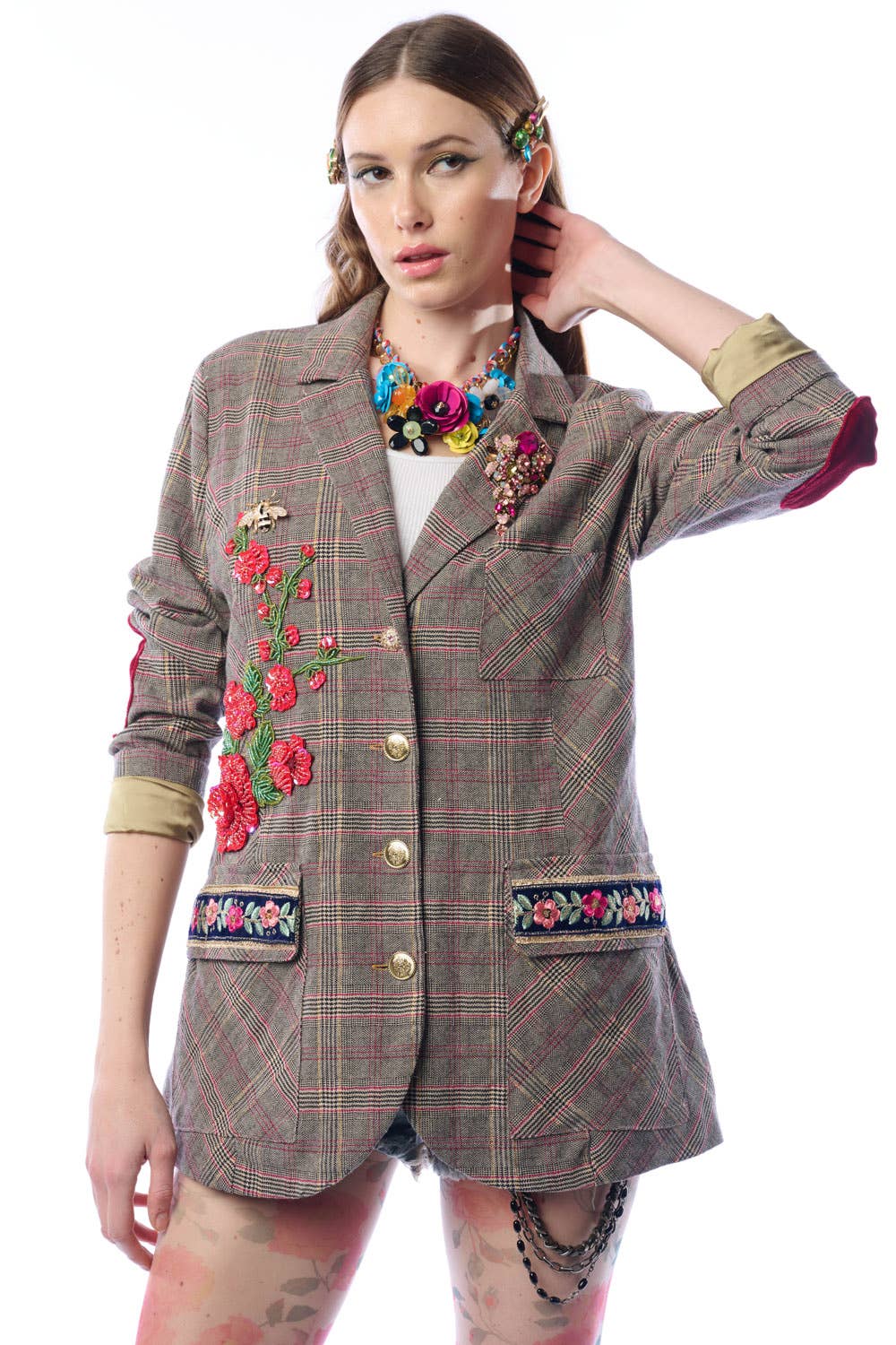 Elizabeth Floral Blazer-FINAL SALE ITEM