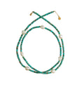 Mambo Long Necklace in Turquoise