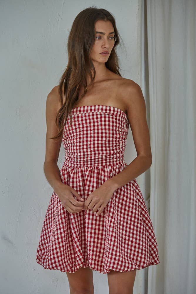 Gingham Mini Dress