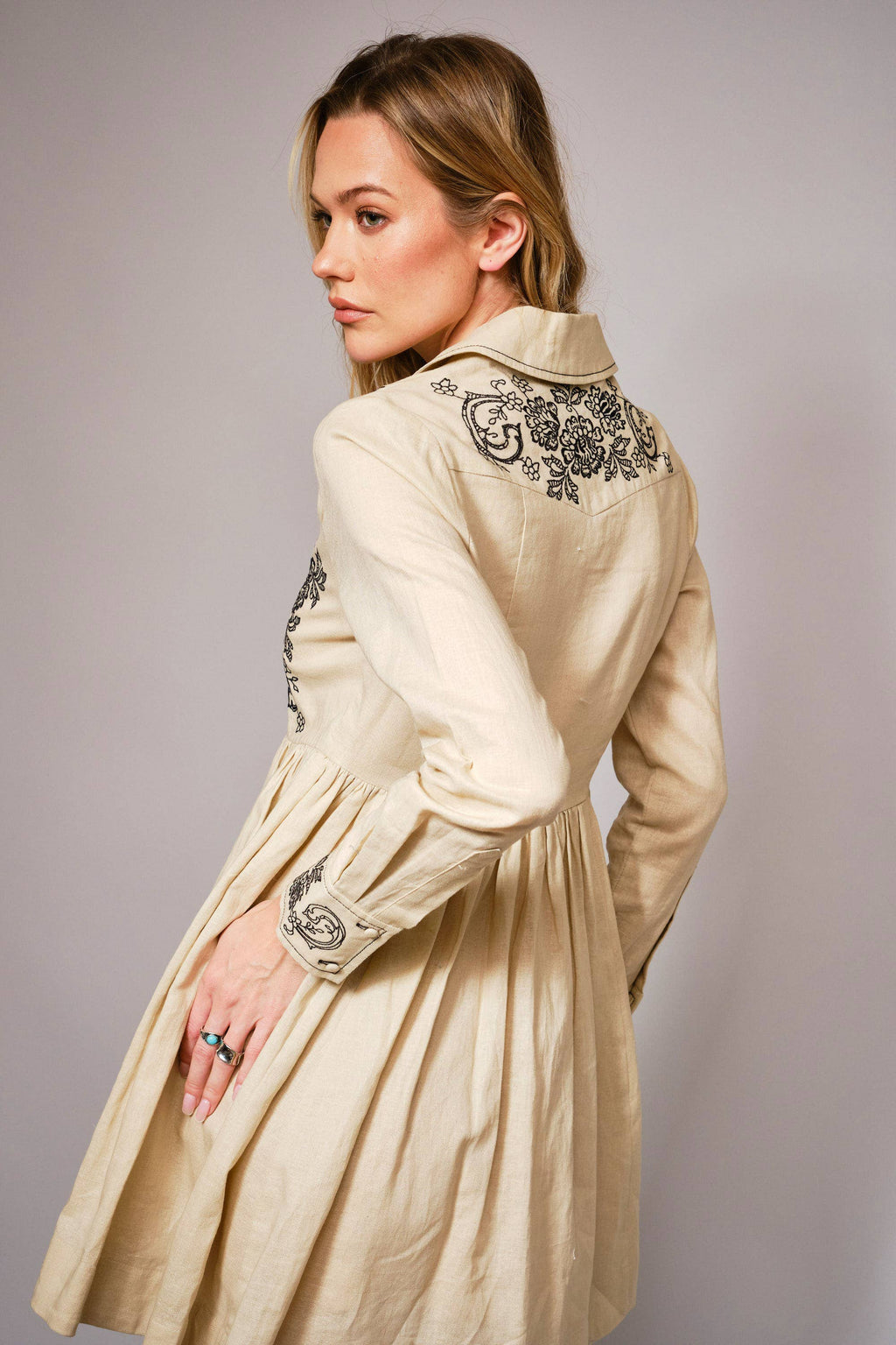 Floral Embroidered Dress