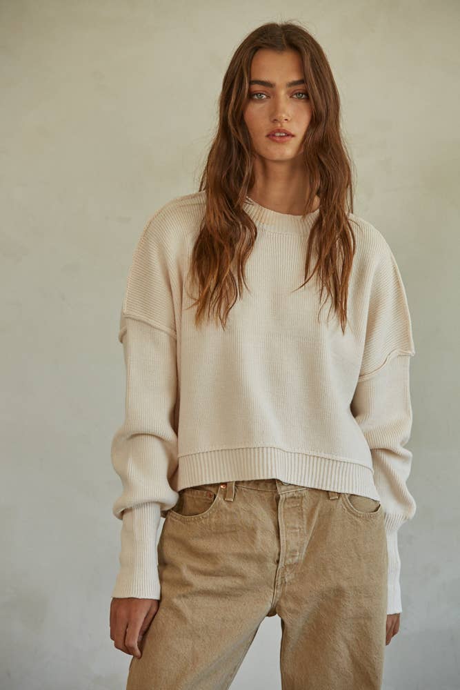 Ribbed Knit Sweater