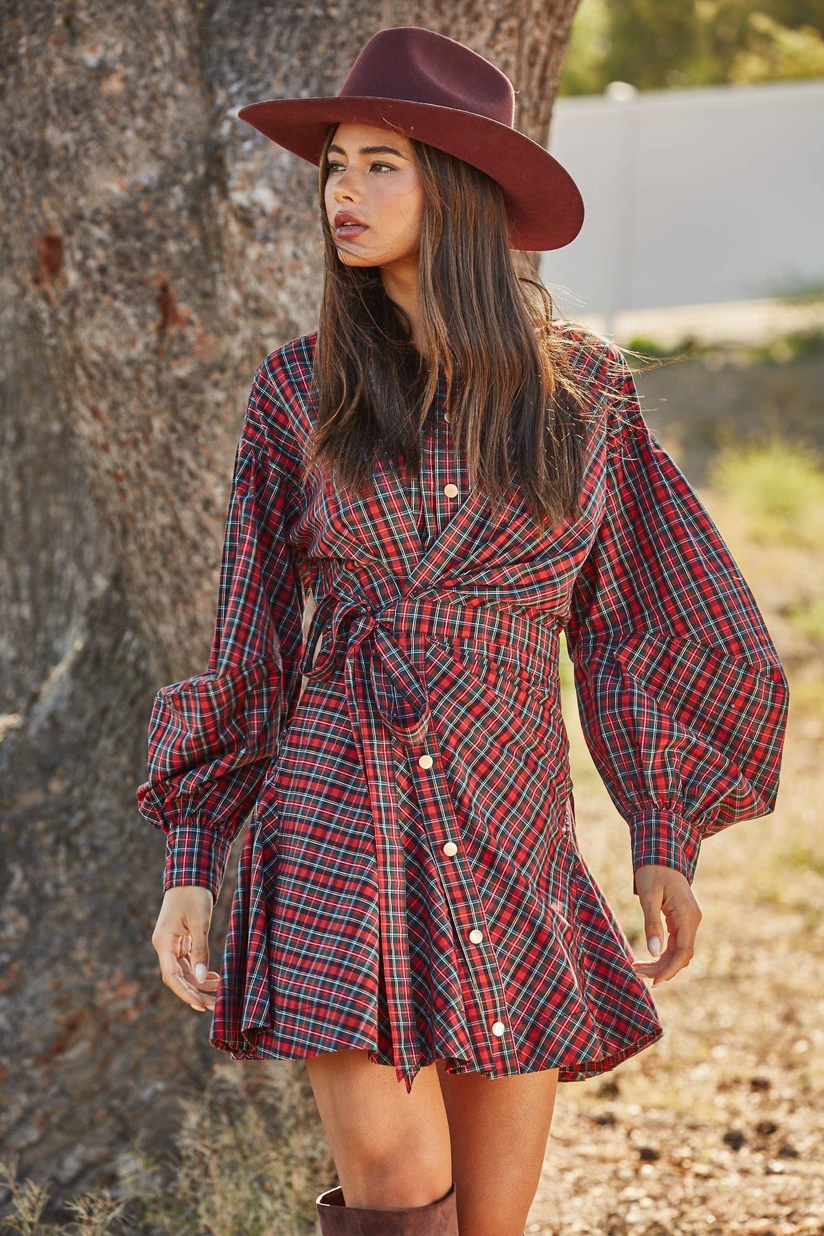 ASYMMETRICWRAP DRESS