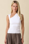 Mia Asymmetrical Ruched Top