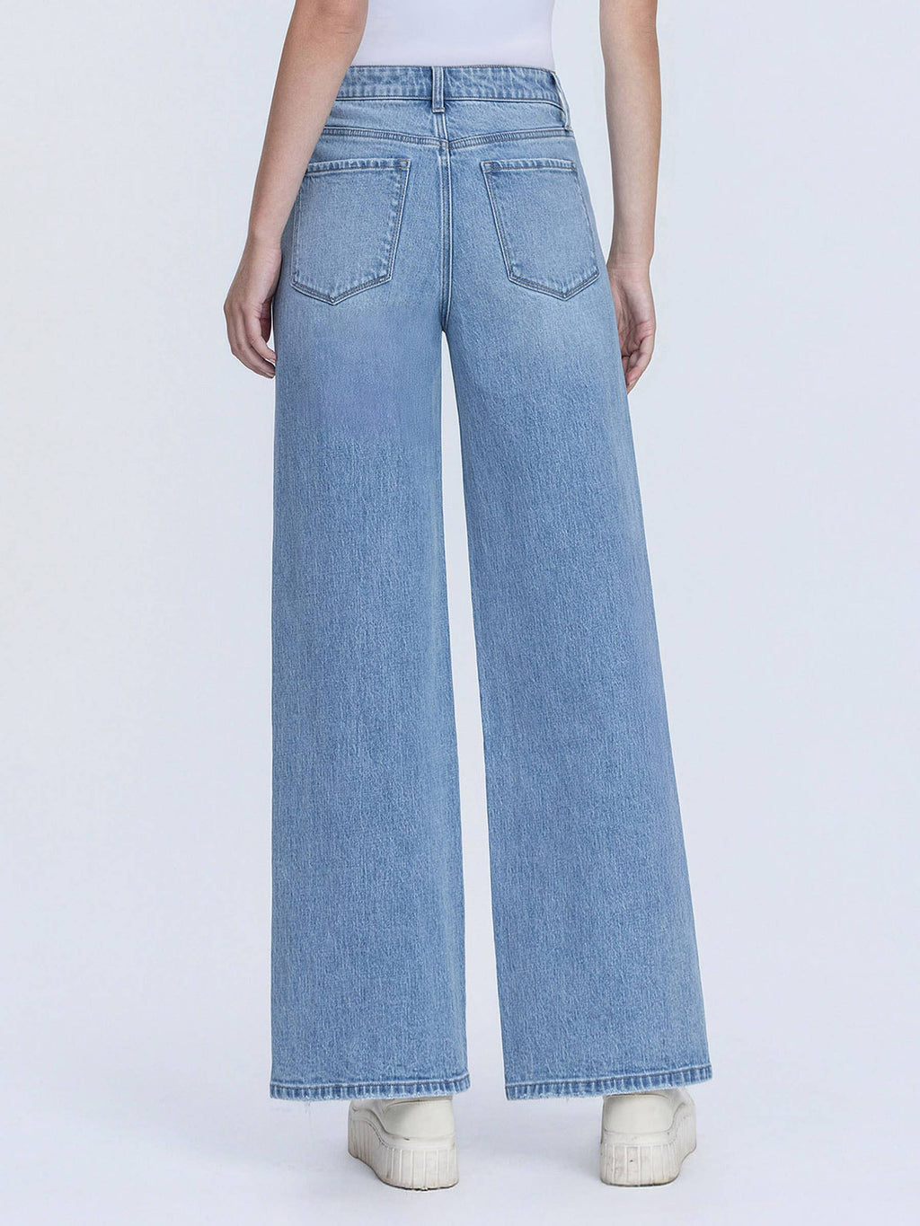 HIGH RISE WIDE LEG JEANS