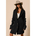 WASHED SHAWL COLLARED LONG SWEATER CARDIGAN