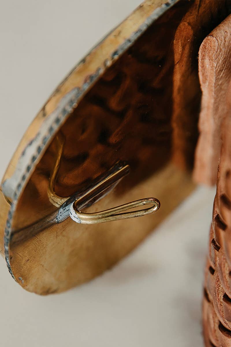 WIDE BUFFALO LEATHER BELT - IN BLACK OR BROWN