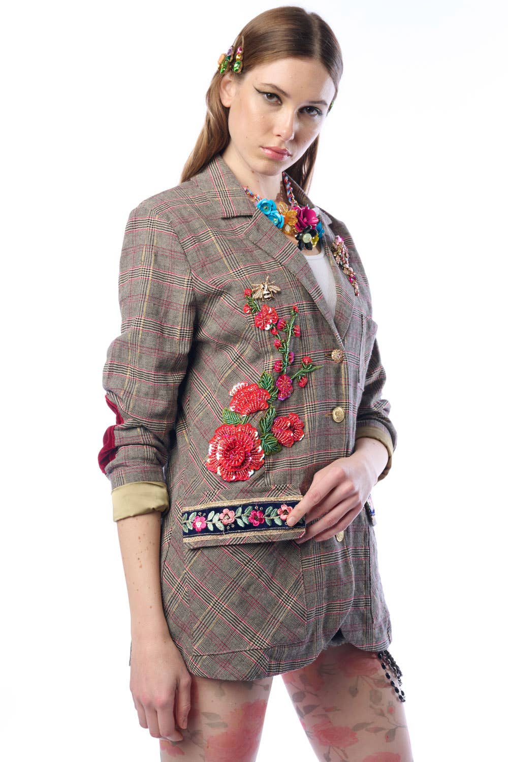 Elizabeth Floral Blazer-FINAL SALE ITEM