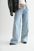 Rigid Relaxed Straight leg dropped pockets