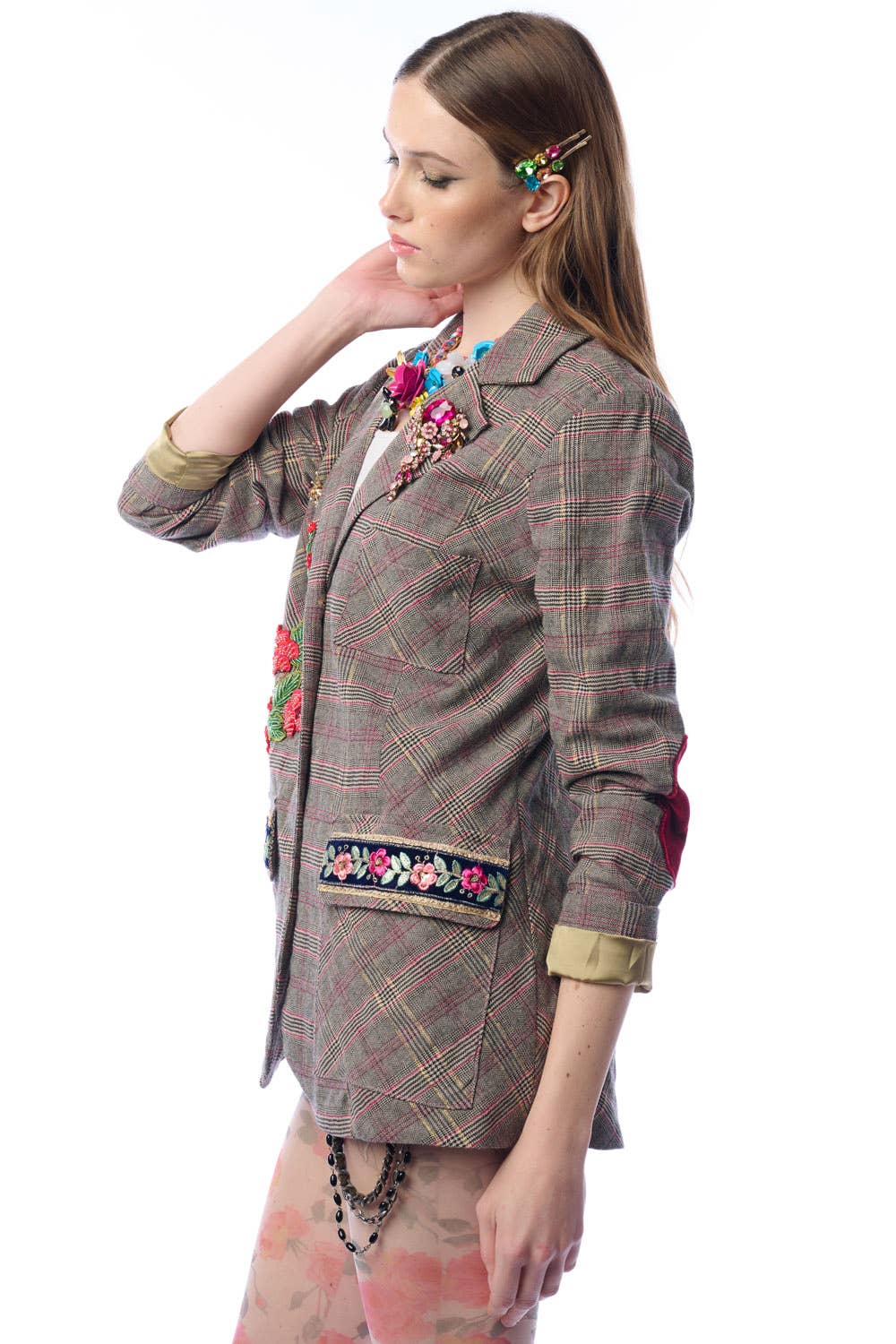 Elizabeth Floral Blazer-FINAL SALE ITEM
