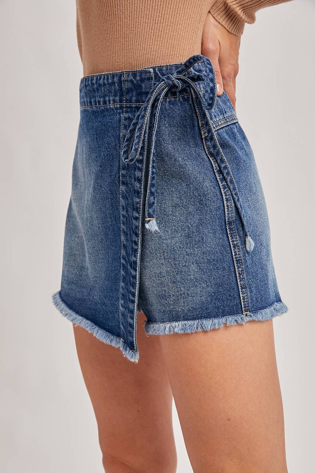 DENIM SKORT