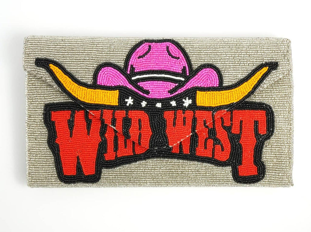 Wild West Beaded Clutch