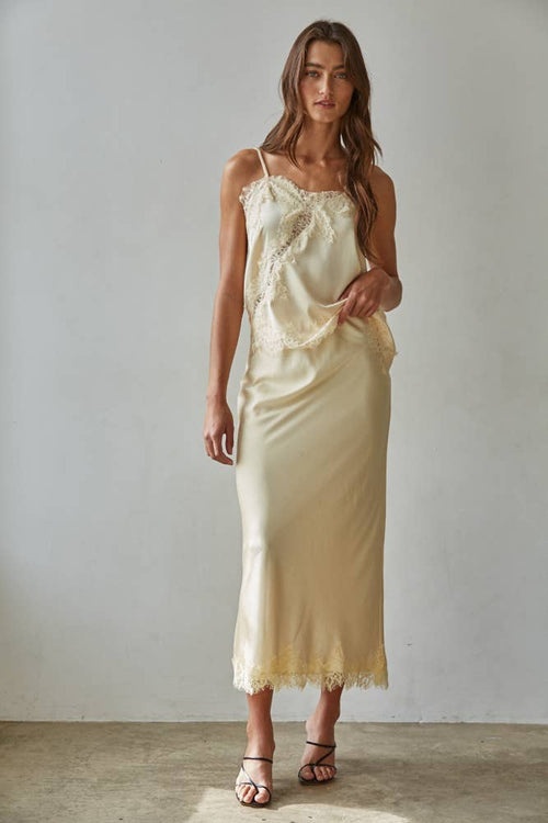 Andrea Satin Cami Top