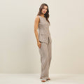 Striped vest & pants set