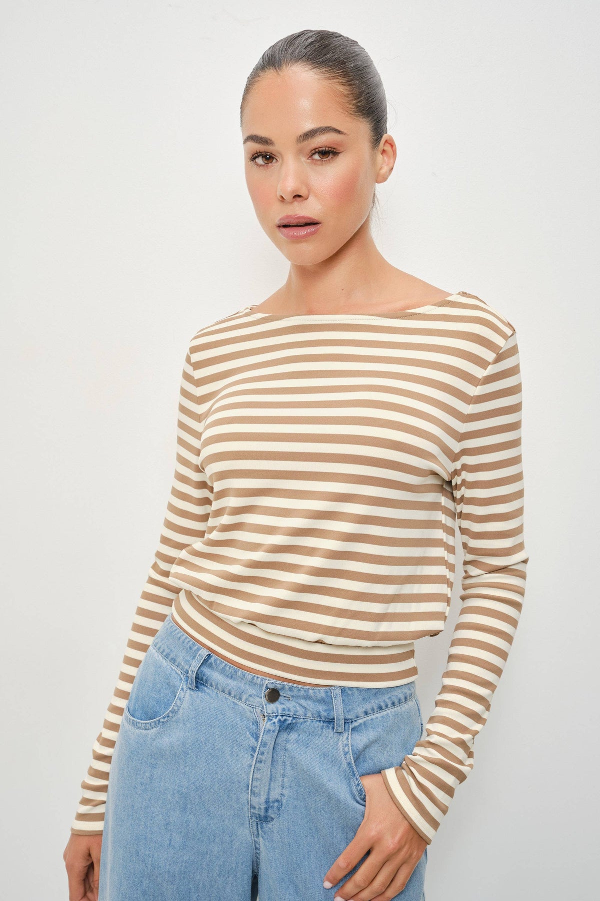 ELIO STRIPED TOP