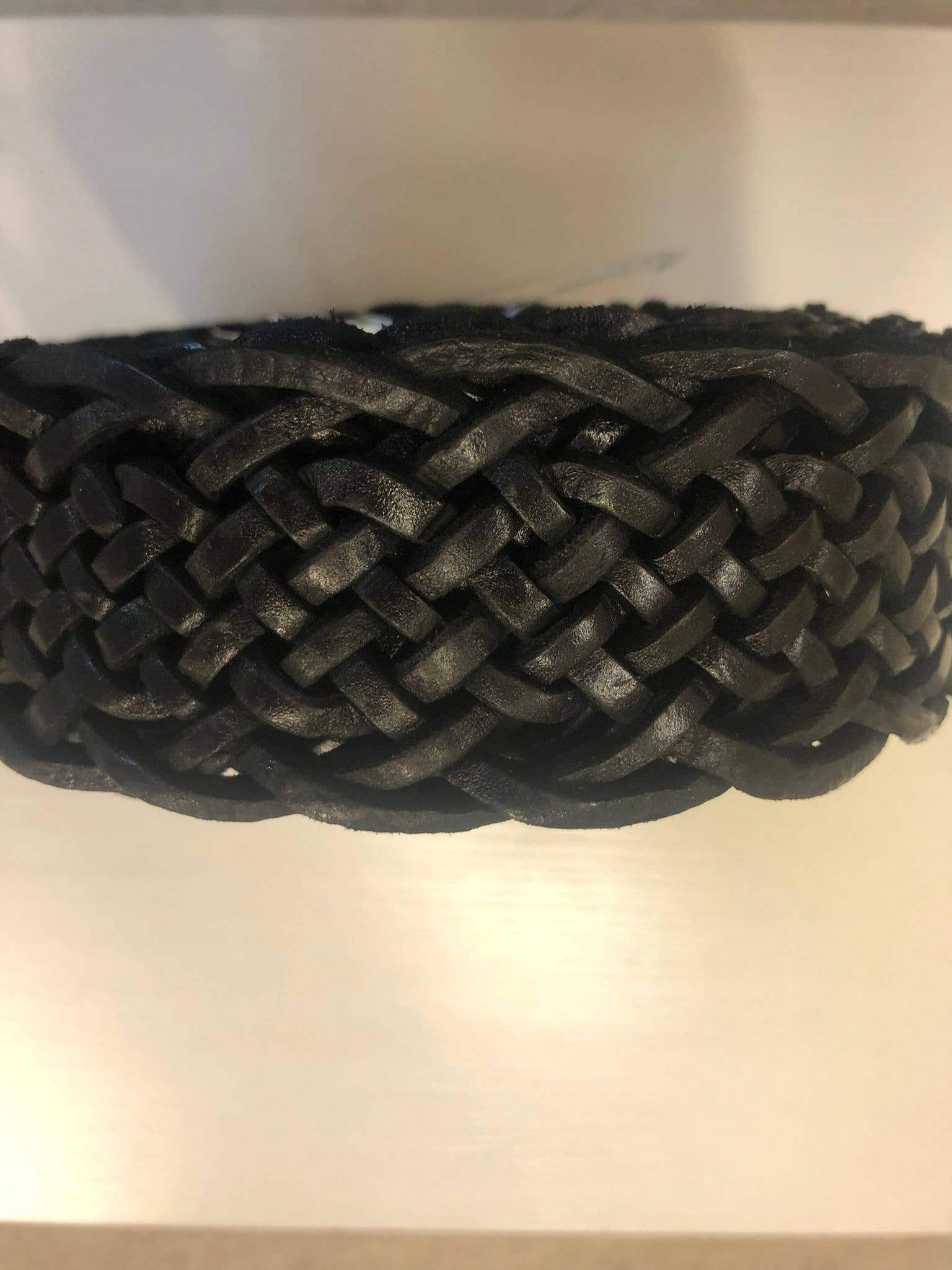 WIDE BUFFALO LEATHER BELT - IN BLACK OR BROWN
