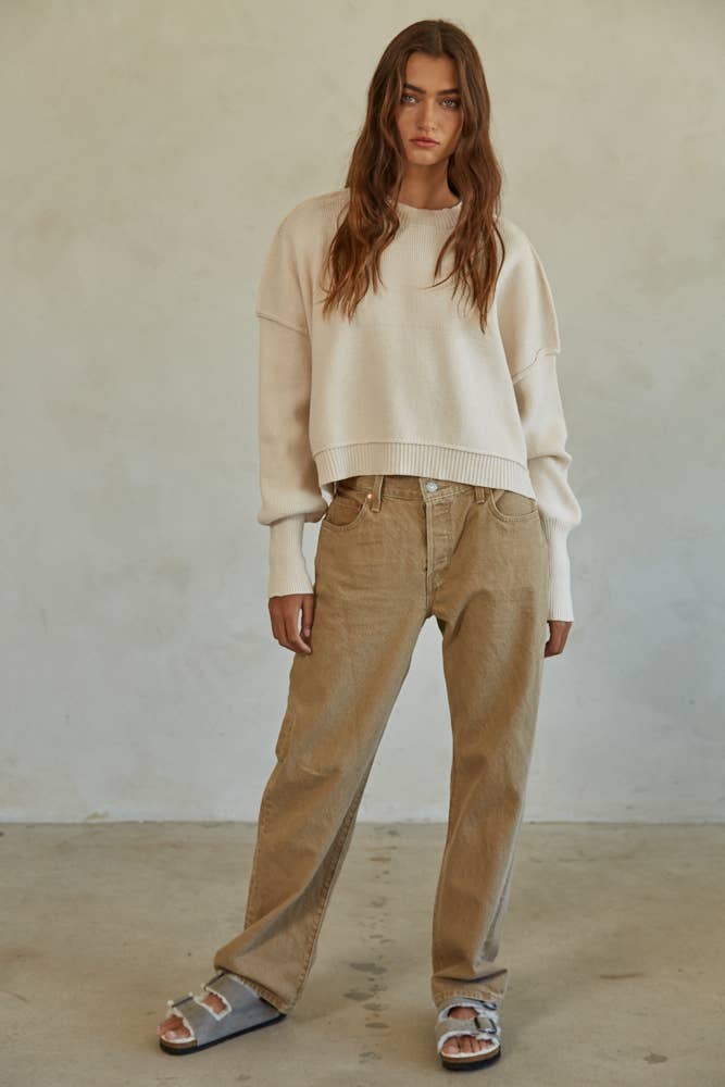 Ribbed Knit Sweater