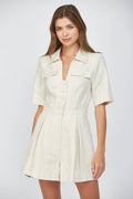 Sophia Linen Romper