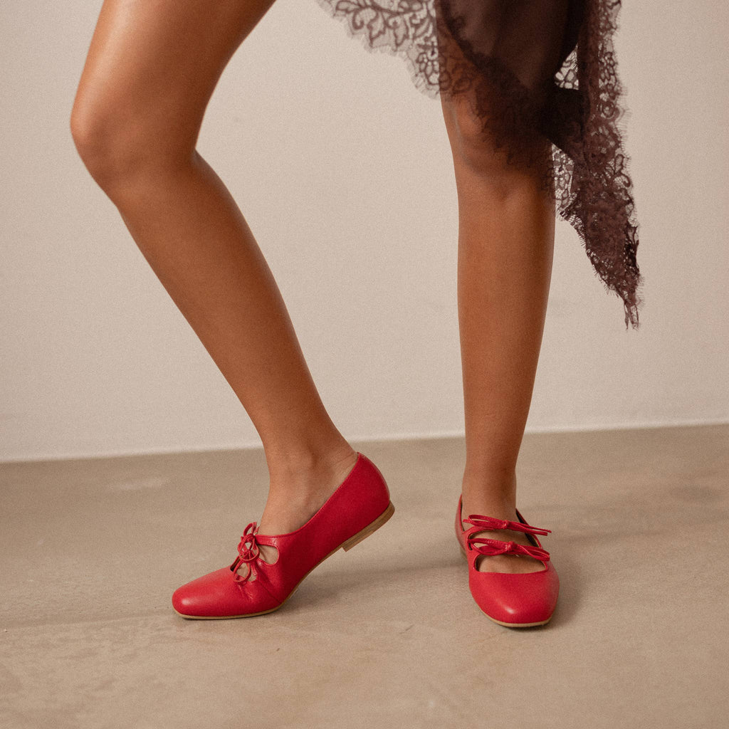 Shirley Ballerina, marsala