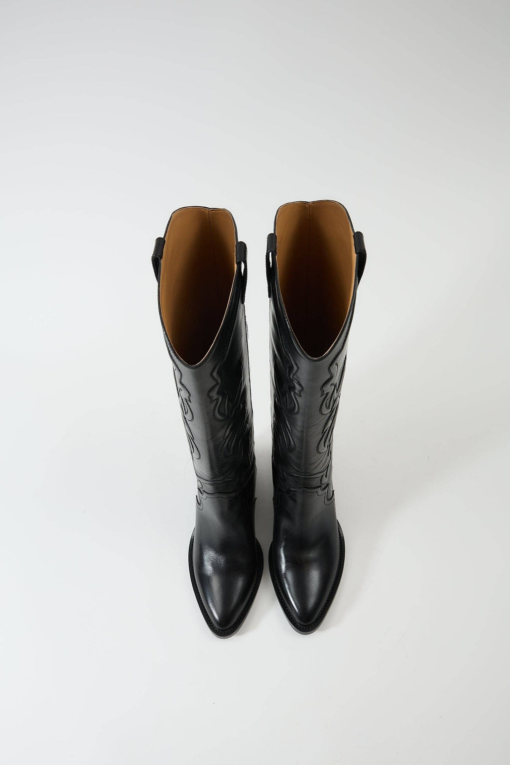 Genuine Calf Leather Western Chic Boots