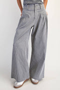 STRIPE WIDE PANTS