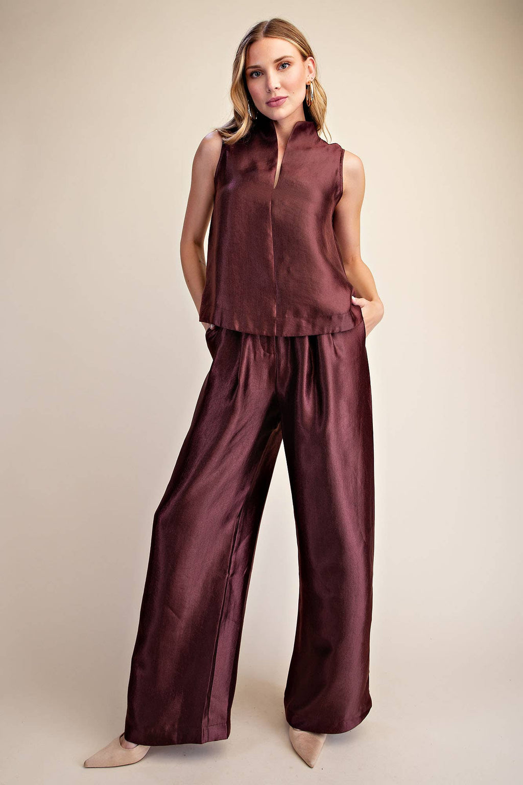 Stand Collar Top
