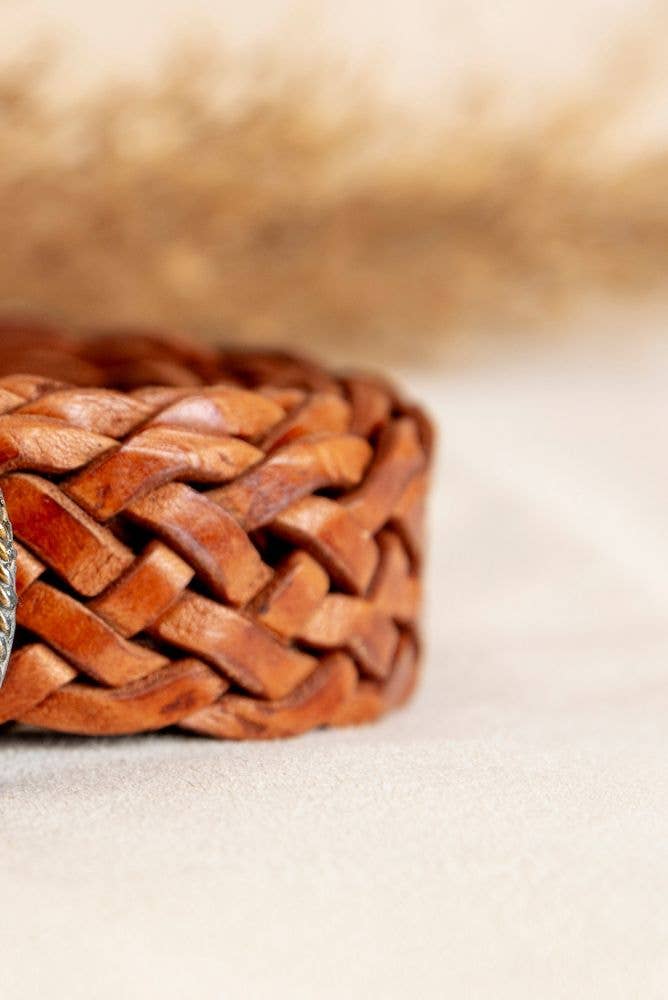 Empire Brown Leather Belt