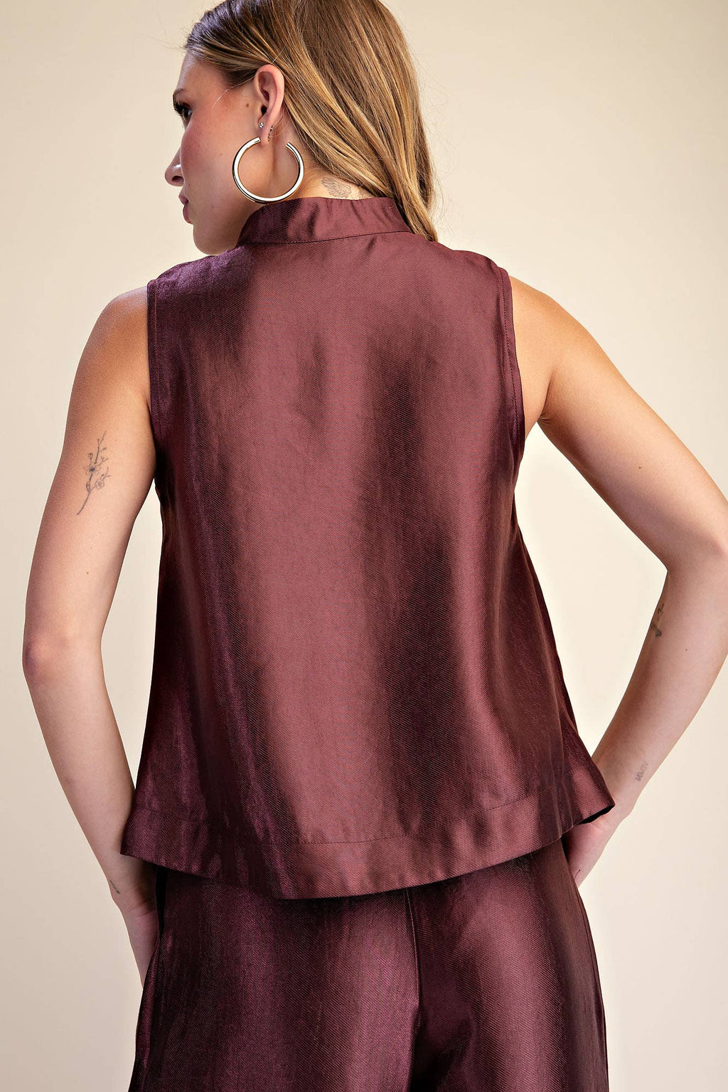 Stand Collar Top